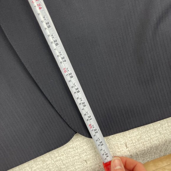 Canali x Harry Rosen Blazer Mens 54R Dark Black / Blue Wool Italy Made - Picture 8 of 16